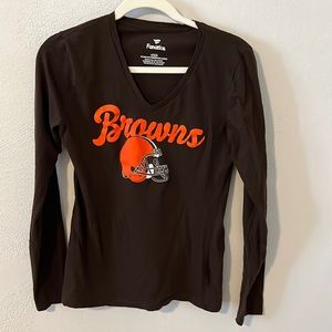 Cleveland Browns v-Neck T-Shirt